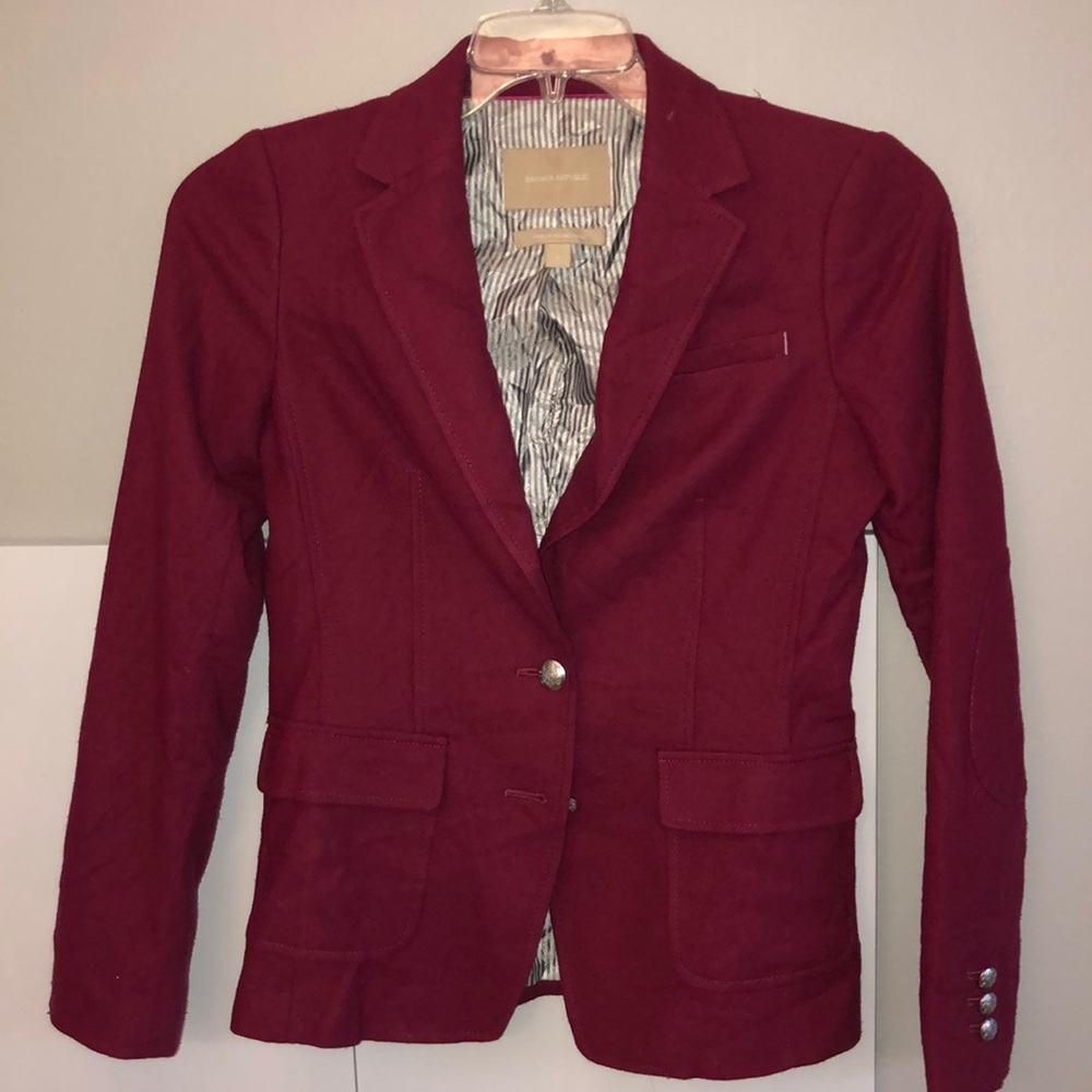 Banana Republic wool blend blazer